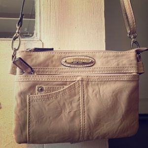 Rosetti Nude Clutch Purse with Removable Strap